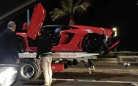 En Lamborghini et ivre, il prend la fuite après un accident