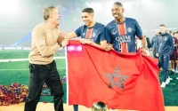 PSG : Hakimi, Dembélé et Luis Enrique réunis sous le drapeau marocain