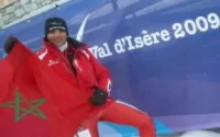 Samir Azzimani aux Mondiaux de ski à Val d'Isère