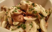 Salade aux champignons 