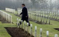 Nicolas Sarkozy rend hommage aux soldats marocains morts pour la France