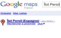 Google rend l'îlot Persil à l'Espagne