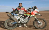 Le Marocain Harite Gabari participe au Dakar