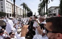 Répression violente d'une manifestation de médecins à Rabat