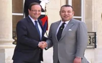 Le Roi Mohammed VI à l'Élysée