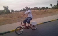 Insolite : un vélo de la ville d'Anvers vu au Maroc