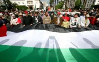 Imposantes marches pour Gaza au Maroc
