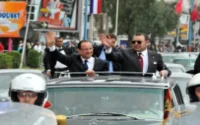 Arrivée de François Hollande au Maroc