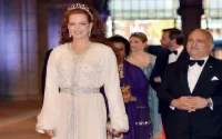 Photos de Lalla Salma au dîner d'adieu de la Reine Beatrix des Pays-Bas