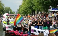 Un bateau marocain à la Gay Pride d'Amsterdam