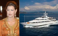 La princesse Lalla Meryem en vacances en Croatie à bord d'un yacht de luxe