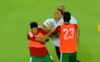 Bagarre généralisée après l'élimination de l'équipe olympique marocaine (vidéo)