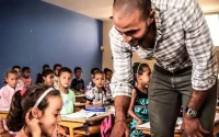 Badr Hari rénove une école à Kénitra (photos)