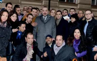 Des Marocains de République Tchèque à la rencontre du roi Mohammed VI (photos)
