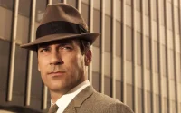Jon Hamm, Don Draper dans « Mad Men », en tournage au Maroc
