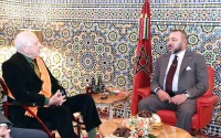 Pierre Bergé décoré par le roi Mohammed VI