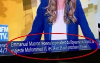 La chaîne BFM présente "le président du royaume du Maroc"