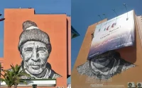 Après le tollé, Umnia Bank retire une publicité qui recouvrait une fresque murale