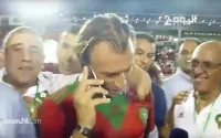 Quand le roi Mohammed VI appelle Hervé Renard en direct pour le féliciter (vidéo)