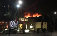 Enorme incendie au restaurant Jad Mahal à Marrakech (vidéo)