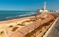 Casablanca : les travaux de la promenade maritime de la mosquée Hassan II finalisés à 60% (photos et vidéo)