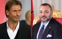 Entretien téléphonique entre le roi Mohammed VI et Hervé Renard