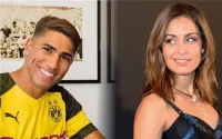 Achraf Hakimi en couple avec Hiba Abouk