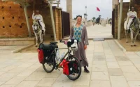 Une Allemande fait Hanovre-Agadir à vélo