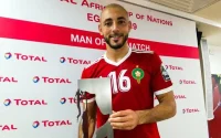 Nordin Amrabat, meilleur joueur du match Maroc-Côte d'Ivoire