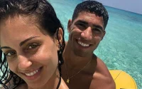 Achraf Hakimi et Hiba Abouk en amoureux aux Bahamas