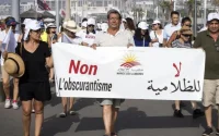 Les Marocains marchent en "short" contre "l'obscurantisme"