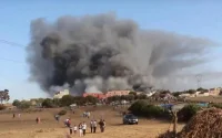 Gigantesque incendie à Mohammedia (vidéo)