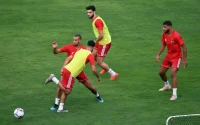 Football : Les Lions de l'Atlas en préparation