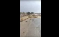 Al Hoceima : ce pont n'a pas résisté aux fortes pluies (vidéo)