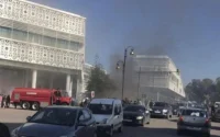 Début d'incendie à Arribat center de Rabat