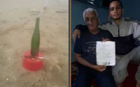  L'incroyable parcours d'une bouteille jetée en mer aux Etats-Unis et retrouvée au Maroc 