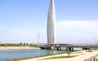 Skyline de Rabat : la gigantesque Tour Mohammed VI de 55 étages est achevée