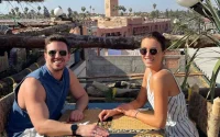 Les vacances romantiques de l'ex-Miss Irlande Holly Carpenter à Marrakech