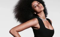 Imaan Hammam à l'affiche de la dernière campagne de Tiffany & Co