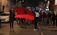 À Lille, les supporters marocains jubilent 