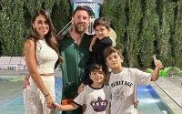 Lionel Messi en vacances à Marrakech en famille
