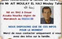 Un appel pour retrouver la famille d'un Marocain décédé en France