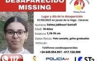 Espagne : disparition inquiétante d'une Marocaine de 18 ans