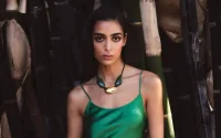 Nora Attal pose pour la campagne de Tiffany & Co