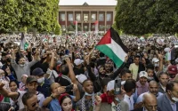 "La Palestine est ma maison" : les Marocains manifestent pour le peuple palestinien