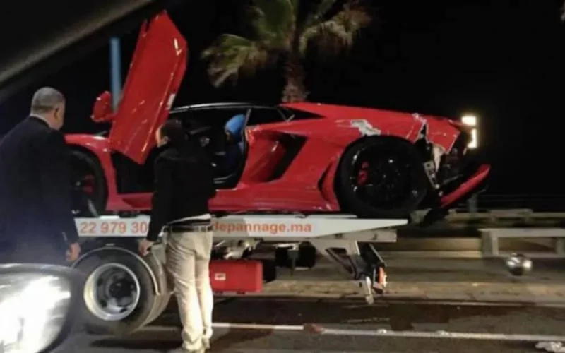 En Lamborghini et ivre, il prend la fuite après un accident