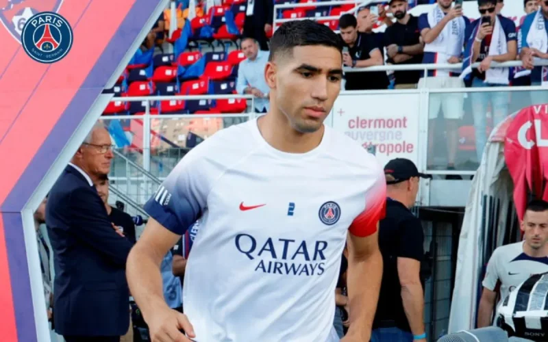 PSG – Clermont : voici les notes d'Achraf Hakimi par la presse sportive