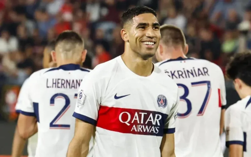 PSG – Rennes : voici les notes d'Achraf Hakimi par la presse sportive