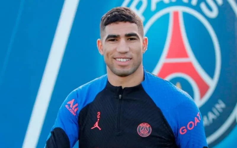 Achraf Hakimi de retour à l'entrainement au PSG