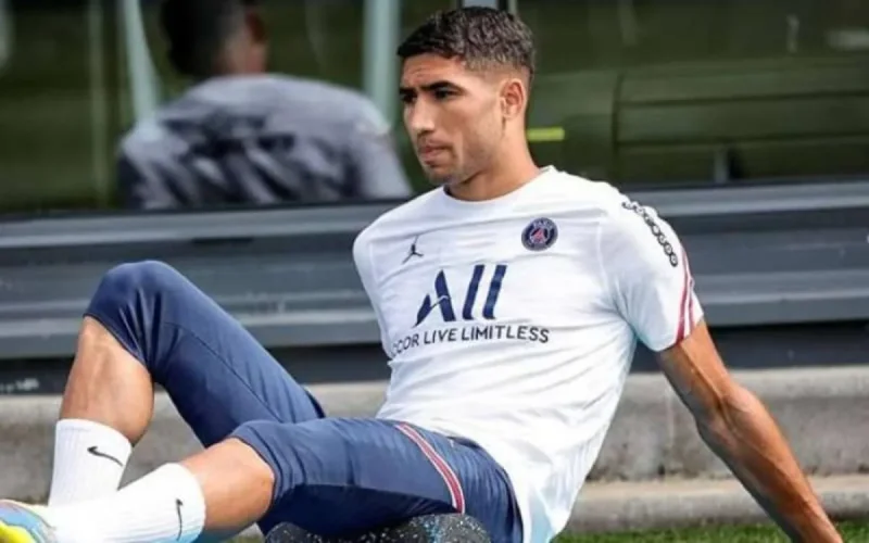 PSG : Achraf Hakimi de retour à l'entraînement